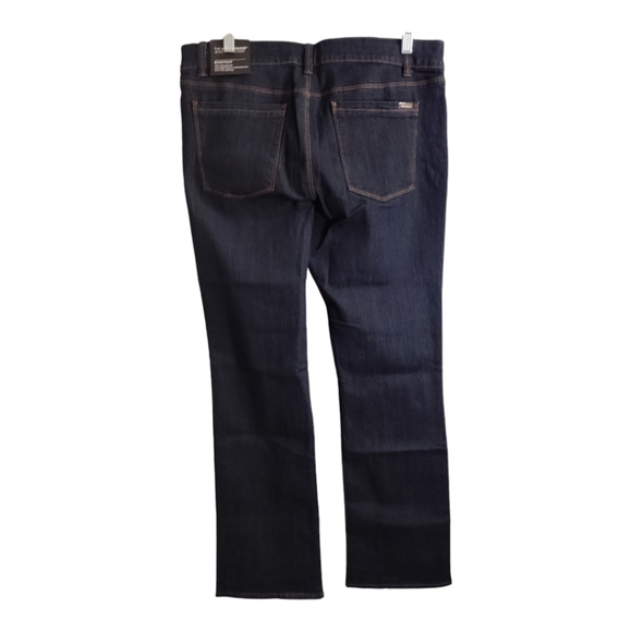 WHBM BootCut BootLeg Dark Wash Contemporary Casual Festival Southwest Jeans 12R - Picture 3 of 9